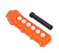 FTVOGUE Boîte de Commutation à Bouton-poussoir, Station de Commande de Commutateur à Bouton-poussoir de Palan étanche à la Pluie 220V 500V IP65, Boîte Suspendue 5A COB 63 avec Durée de Vie