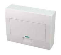 FTVOGUE Boîte de Distribution électrique 12 Voies, Couvercle PC, Boîte de Distribution électrique en Acier Inoxydable avec Rail DIN, Support de Protection de Circuit 300 X 230 X 80 Mm pour Panneaux de