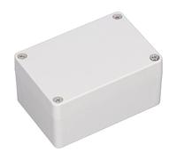 FTVOGUE Boîte de Jonction de Puissance, Boîte de Câblage électrique ABS IP65 100 X 68 X 50 Mm, de Distribution d'énergie en 2 Parties avec Vis et Ligne, pour Armoires de Commande Intérieures et