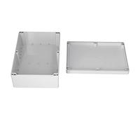FTVOGUE Boîte de Jonction électrique Boîte d'alimentation Isolée en ABS 263 X 185 X 95 Mm IP65 Ignifuge Installation Facile pour Armoires de Commande Boîtes de Distribution Projets électroniques
