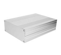 FTVOGUE Boîte de Projet en Aluminium, Paquet de 2, Boîtier en Aluminium extrudé 6063 T5, 54 X 145 X 200 Mm, Finition Oxydée, Dissipation Thermique, Blindage du Signal, Installation Facile pour