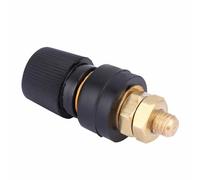 FTVOGUE Borne de Liaison M8, Lot de 4 Bornes de Liaison en Cuivre à Courant élevé 200A pour Connexions électriques, Longueur 55mm