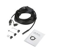 FTVOGUE Caméra Endoscopique USB Caméra d'inspection Flexible de 5 M avec Endoscope étanche IP67 2MP HD 8 LED pour Téléphones et Ordinateurs OTG Réparation de Tuyaux de Voiture à Domicile