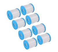 FTVOGUE Cartouche de Filtre de Piscine Cartouche de Filtre de Spa Réutilisable Paquet de 8 Polyuréthane et Tissu Non tissé 3,1 X 1, X 3,5 Pouces pour Pompe de de Piscine Spa