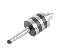 FTVOGUE Centre Tournant MT1 pour le Travail du Bois, Centre Rotatif de | Pointe en Acier trempé à 60°, Précision de 0,01 Mm, Support de Roulement à Grande Vitesse, pour Contre-pointe de Tour à Bois