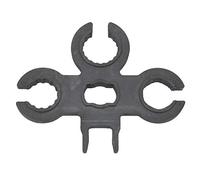 FTVOGUE Clé à Outils Clés de Connecteur de Câble de Panneau Solaire en Plastique Noir 1 Pièce pour l'assemblage et Le Démontage Outil de Connecteur Léger pour Installateurs et Débutants