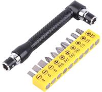 FTVOGUE Clé hexagonale L 1/4 pouce avec 10 embouts Torx