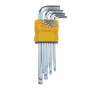 FTVOGUE Clé Hexagonale Métrique, Jeu de 9 Clés 1,5 Mm-10 Mm, HRC50, pour