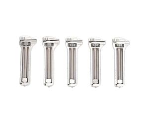 FTVOGUE Clé Multi-outils, clé Multi-outils en Acier allié, Paquet de 5 2,36 X 0,79 Pouces, Ouvre-bouteille à Mâchoire Réglable, étrier d'extraction de Clous pour la Maison, le Camping, les Voyages,