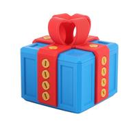 FTVOGUE Coffret Cadeau Ennuyeux, Boîte à Vis Imprimée en 3D avec Vis pour Décorations de Vacances, Rangement de Jouets (Bleu rouge)
