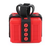 FTVOGUE Coffret Cadeau Ennuyeux, Boîte à Vis Imprimée en 3D avec Vis pour Décorations de Vacances, Rangement de Jouets (Rouge Noir)