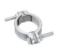 FTVOGUE Collier de Serrage en Acier au Carbone plaqué Zinc, Anneaux de Serrage de 68 à 76 Mm, Collier de Réglable, Plage de 3 à 4 Cm, pour Anneaux en Caoutchouc, Réparation et Fixation de Tubes en