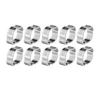 FTVOGUE Colliers de serrage à deux oreilles inox zingué 5-23mm lot 10
