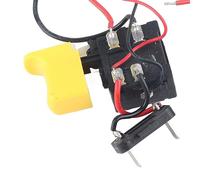 FTVOGUE Commutateur de Déclenchement d'outil électrique, Contrôle de Vitesse, Déclencheur de Perceuse électrique pour Atelier d'outils Industriels, équipement Portatif Réglable 7,2-24 V 16 A DC
