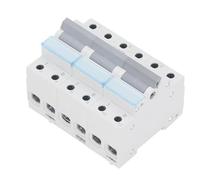 FTVOGUE Commutateur de Transfert Manuel à Double Alimentation 400 V CA avec Protection contre les Surcharges, Disjoncteur 3P pour Systèmes à Double Alimentation pour Camping-car et Générateur (100A)
