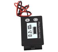 FTVOGUE Compteur de Tension LCD DC 8-100V, Testeur de capacité de | Boîtier étanche, écran LCD, pour Batteries Plomb-acide/lithium, en Temps Réel, Protection Inverse