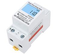 FTVOGUE Compteur d'énergie électronique monophasé à Affichage Numérique, Moniteur de Consommation d'énergie pour Appareils Ménagers, Matériau de Haute qualité, Lecture Claire, Conception