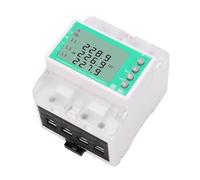FTVOGUE Compteur D'énergie WiFi Protecteur 80A avec écran LCD | Télécommande mobile, Analyse de puissance en temps réel, Protection contre les surintensités réglable, Convient à un usage
