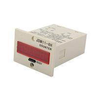 FTVOGUE Compteur électronique 6 Chiffres JDM11-6H, Haute Vitesse AC220V DC24V, avec Mémoire de Coupure 10 Ans, Réinitialisation Manuelle, pour Comptage Industriel (DC12V)