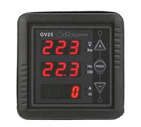 FTVOGUE Compteur Numérique de Générateur GV25 MK2 Compteur de Courant Numérique 110 V 220 V Testeur de Panneau AC avec 3 écrans LED Mesure le Courant de Fréquence de Tension pour les Utilisateurs de