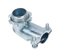 FTVOGUE Connecteur à Presser de 3 à 8 Pouces en Alliage de Zinc, Raccord de Conduit Métallique Flexible à 90 Degrés sans Outil, Connecteur de Conduit AC MC pour Boîte de Jonction, Câblage dans un