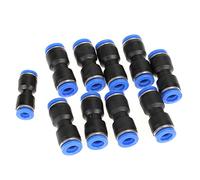 FTVOGUE Connecteur Poussoir Droit, Raccords de Tuyau d'air en PU à Connexion Rapide 30 Pièces pour Tube OD 1 4 5 16 3 8, Raccords Pneumatiques à Pousser pour Connecter des Projets d'atelier de