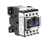 FTVOGUE Contacteur AC CJX2-0910, Contacteur électrique Haute sensibilité, Courant 9A, Montage sur Rail ou à Vis pour Usage Industriel
