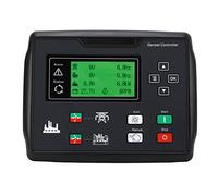 FTVOGUE Contrôleur de Générateur , Panneau de Commande de Groupe électrogène à Démarrage Automatique, Affichage Multilingue 15 à 360 V, Fonction de Détection de Démarrage, pour Systèmes de Contrôle