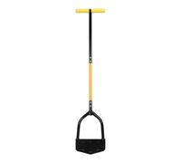 FTVOGUE Coupe-Bordure en Acier Inoxydable, 38 Pouces, Demi-Lune, en Dents de Scie, avec Conception Ergonomique, pour Trottoir, Allée, Jardin, Parterre de Fleurs