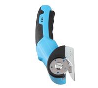 FTVOGUE Coupe-carton sans Fil avec Lame Rotative pour Découpe | Batterie Rechargeable 1500 MAh, Moteur à Faible Bruit de 280 Tr/min, Coupe les Tapis, le Cuir et les Tissus jusqu'à 6 mm.