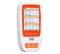 FTVOGUE Détecteur de Rayonnement Nu ire Compteur Geiger avec écran TFT Tube de Compteur ABS 0,08uSv à 50 MSv Alarme Sonore et Lumineuse pour la Détection d'isotopes CT d'hôpital de l'industrie
