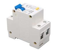 FTVOGUE Disjoncteur 1P N Interrupteur de Protection contre les Fuites MCB 10A 230V AC 6KA Rail DIN pour Panneau électrique Domestique Distribution d'énergie Résidentielle