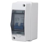 FTVOGUE Disjoncteur CC, PA66 MCB 1000 V 40 A 4000 A Capacité de Coupure avec Boîtier IP65, Installation Facile et Compacte pour Système de Réseau de Panneaux Solaires Photovoltaïques Utilisation