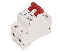 FTVOGUE Disjoncteur, Interrupteur de Protection 2P DC 1000 V MCB 40 A, capacité de Coupure 6 KA, Conception Modulaire à Pince à Vis, Montage sur Rail DIN 35 Mm pour Distribution d'énergie Domestique