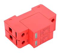 FTVOGUE Dispositif de Protection Contre Les Surtensions ABS DC1000V 2P40KA Module Photovoltaïque Anti-Tonnerre Montage sur Rail Décharge 40KA pour Systèmes d'énergie Solaire Équipement de