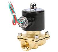FTVOGUE Électrovanne en Laiton 2W-160-15 G1/2 Pouce à Action Directe | Pour Eau, Gaz, , Pression 1MPa, Température 80°C, Filetage Femelle en Laiton