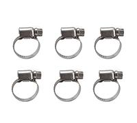 FTVOGUE Ensemble de Colliers de Serrage Réglables en Acier Inoxydable 304 de Style Allemand, 30 Pièces, Bande Lisse de 11 à 20 Mm, Largeur de 9 Mm, pour Conduite de Carburant, Plomberie, Machines