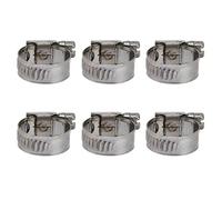 FTVOGUE Ensemble de Colliers de Serrage Réglables en Acier Inoxydable 304 de Style Allemand, 30 Pièces, Bande Lisse de 11 à 20 Mm, Largeur de 9 Mm, pour Conduite de Carburant, Plomberie, Machines
