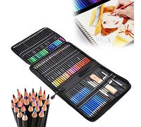 FTVOGUE Ensemble de Crayons de Croquis, Kit de Crayons de Dessin, Ensemble de 71 de Croquis avec Aquarelle, Charbon de Bois, de Couleur Métalliques, Mélange de (d'art 95 pièces)