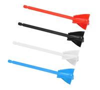 FTVOGUE Ensemble de Palettes de Mélangeur de Résine, Accessoire de Foret de Mélangeur époxy ABS avec Tige Hexagonale de 1 4 Pouces, Paquet de 4 Lames d'agitateur Réutilisables pour le Moulage de