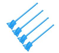 FTVOGUE Ensemble de Palettes de Mélangeur de Résine, Accessoire de Foret de Mélangeur époxy ABS avec Tige Hexagonale de 1 4 Pouces, Paquet de 4 Lames d'agitateur Réutilisables pour le Moulage de