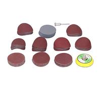 FTVOGUE Ensemble de Papiers de Verre 2 Pouces, Disques Abrasifs Floqués, Tampons de Polissage, 102 Pièces, Filetage M6, 80 à 3000, pour la Finition des Surfaces en Métal et en Bois avec Accessoires de