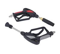 FTVOGUE Ensemble de Pistolets pour Nettoyeur Haute Pression en Acier Inoxydable, Laiton, ABS, Pistolet à Gâchette pour Nettoyeur Haute Pression 5000 PSI 10,57 GPM avec Mousse à 45 Degrés et