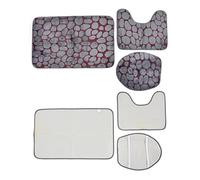 FTVOGUE Ensemble de Tapis de Toilette, Ensemble de Tapis de Salle de Bain