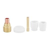 FTVOGUE Ensemble de Tasses de Soudage en Céramique, Accessoires de Buse Haute Température avec Entretoise de Lentille d'air de Mandrin pour le Soudage à l'arc à l'argon WP9