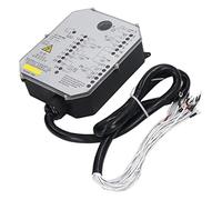 FTVOGUE Ensemble Récepteur de Télécommande de Grue Industrielle, Contrôleur de Palan électrique à Poignée Unique AC 380V avec Lumière LED pour Convoyeur de Grue, Machine CNC, équipement (220V)