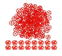 FTVOGUE Entretoises de Carrelage Amovibles, 500 Pièces, pour un Système de Nivellement Précis des Carreaux, Entretoises Réutilisables de 2mm, Idéales pour L'installation au Mur et au Sol (Rouge 2,0