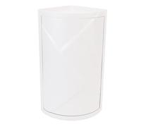 FTVOGUE Étagère d'angle de Salle de Bain, Organisateur de Comptoir de Salle de Bain Rotatif à 2 Niveaux en PP à 360 Degrés, Support de Rangement Cosmétique Peu Encombrant pour Articles de Toilette