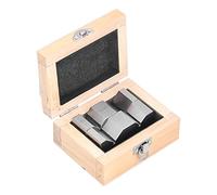 FTVOGUE Étagère Industrielle en Forme de V en Acier au Carbone, Cadre de Type M, 75 X 35 X 37 Mm, Outil d'étalonnage Dimensionnel pour l'inspection des Arbres, la Correction et Le Traçage avec