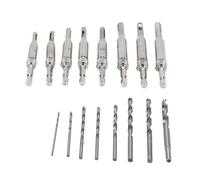 FTVOGUE Foret à Centrer, Embout Hexagonal 1/4in, Lot, pour Perçage Précis